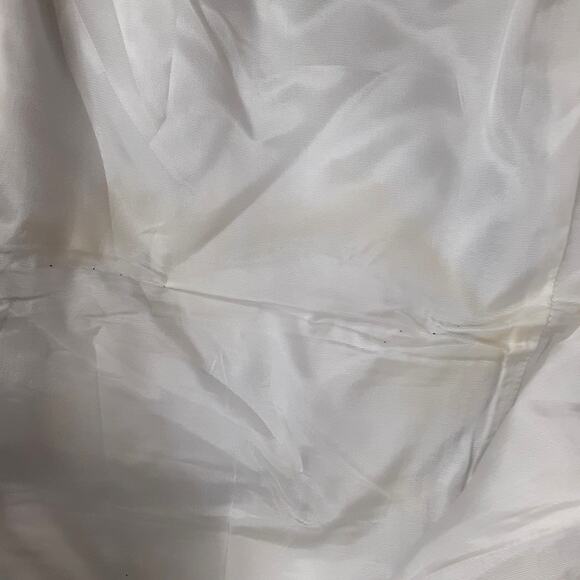 Vintage Scott McClintock 1980s Black Satin Ballgown Black Tie Evening Gown Sz 16 - Picture 12 of 14